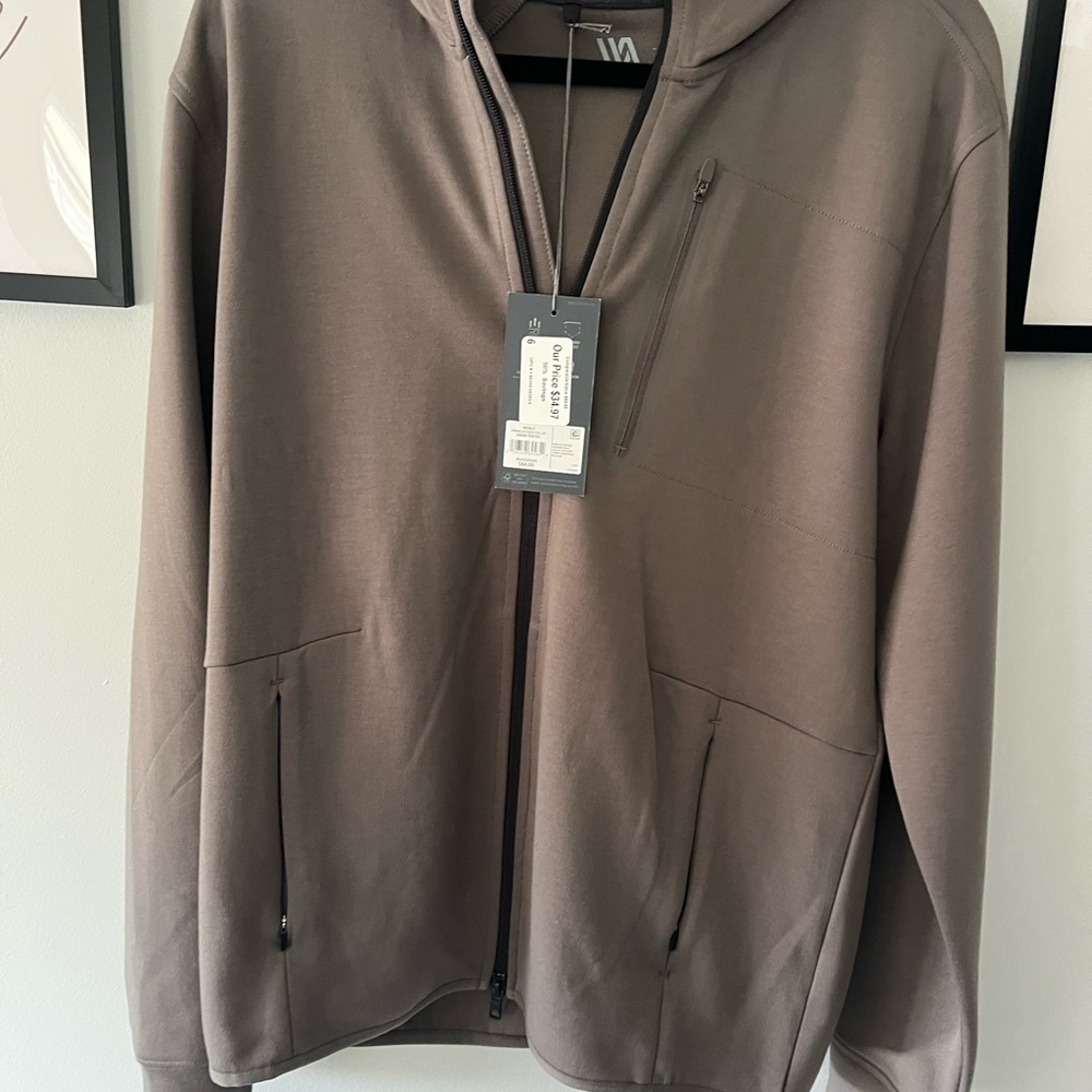 NWT VRST Warm Pewter Full Zip Jacket